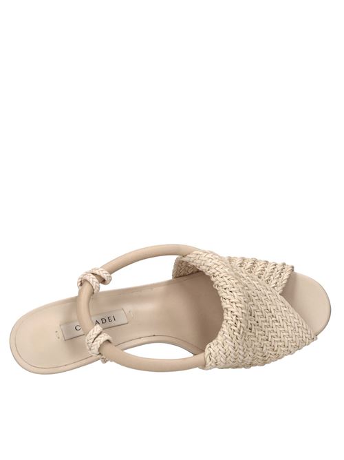 Sandali Hanoi in pelle e corda CASADEI | 1L359J0501SPIAGGIA ROSA